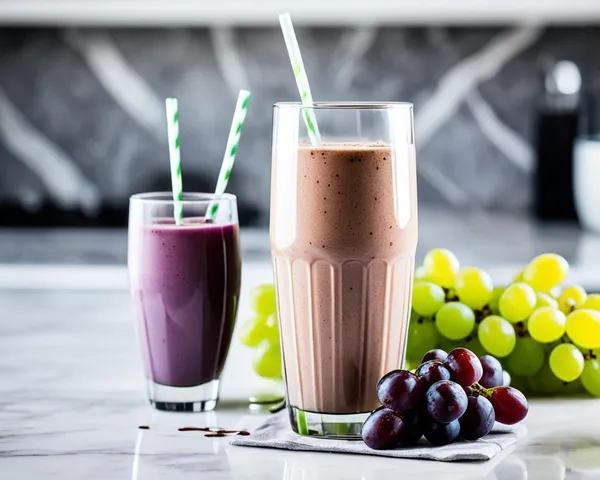How to Make a Delicious Herbalife Chocolate Grape Shake