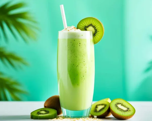 How to Make a Delicious Vanilla Herbalife Shake with Kiwi