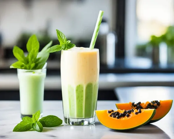How to Make a Delicious Vanilla Herbalife Shake with Papaya