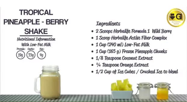 TROPICAL PINEAPPLE SHAKE - Shake Recipes