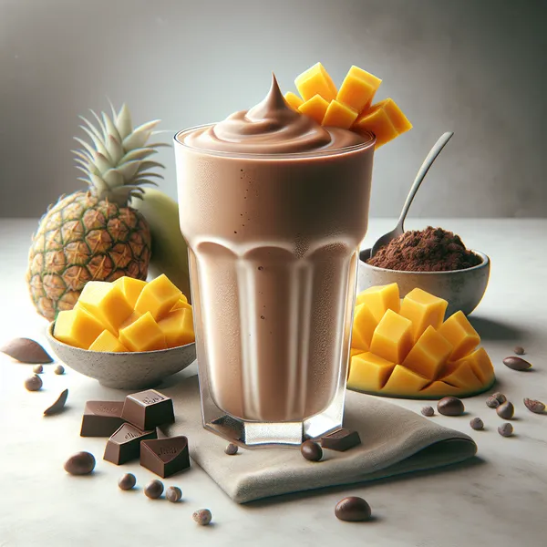 Energizing Mango-Pineapple Dutch Chocolate Herbalife Shake Recipe