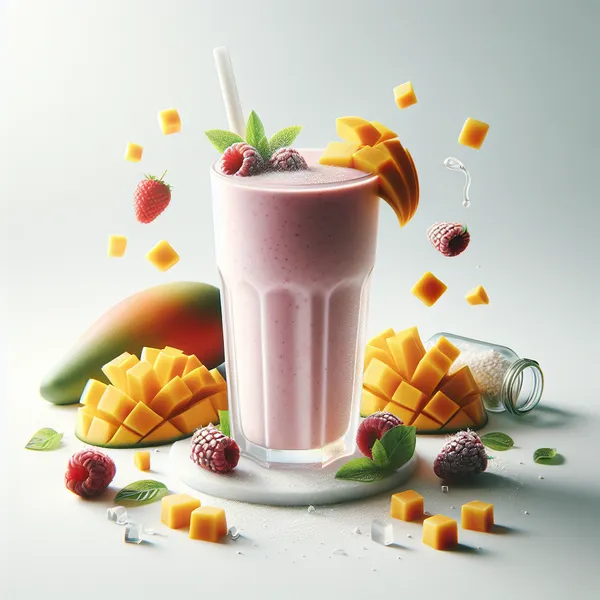 Delicious Mango-Raspberry Herbalife Shake Recipe