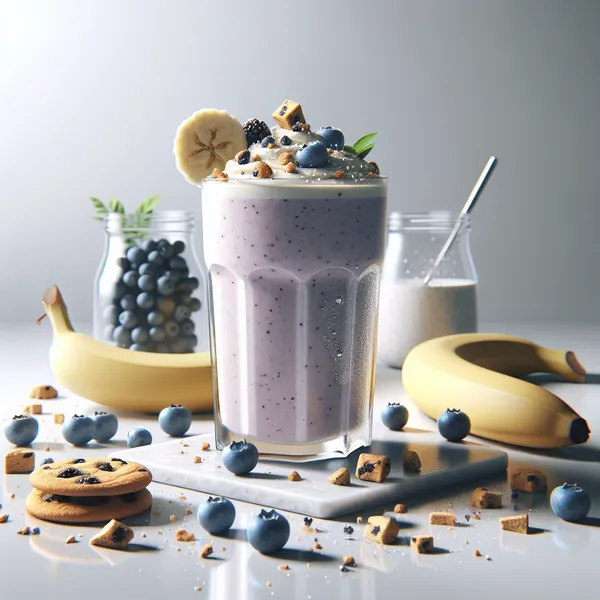 Banana Blueberry Cookies 'n Cream Herbalife Shake Recipe