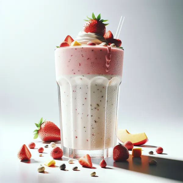 Boost Wellness with Strawberry-Mango French Vanilla Shake