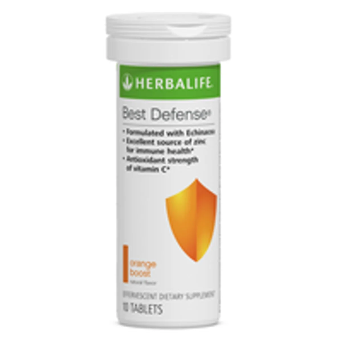Official Herbalife Best Defense Orange Boost effervescent tablets