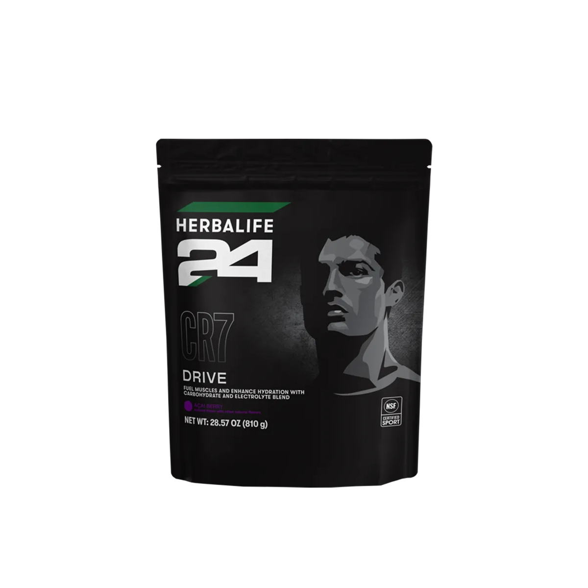 Official Herbalife24 CR7 Drive Açaí Berry product canister