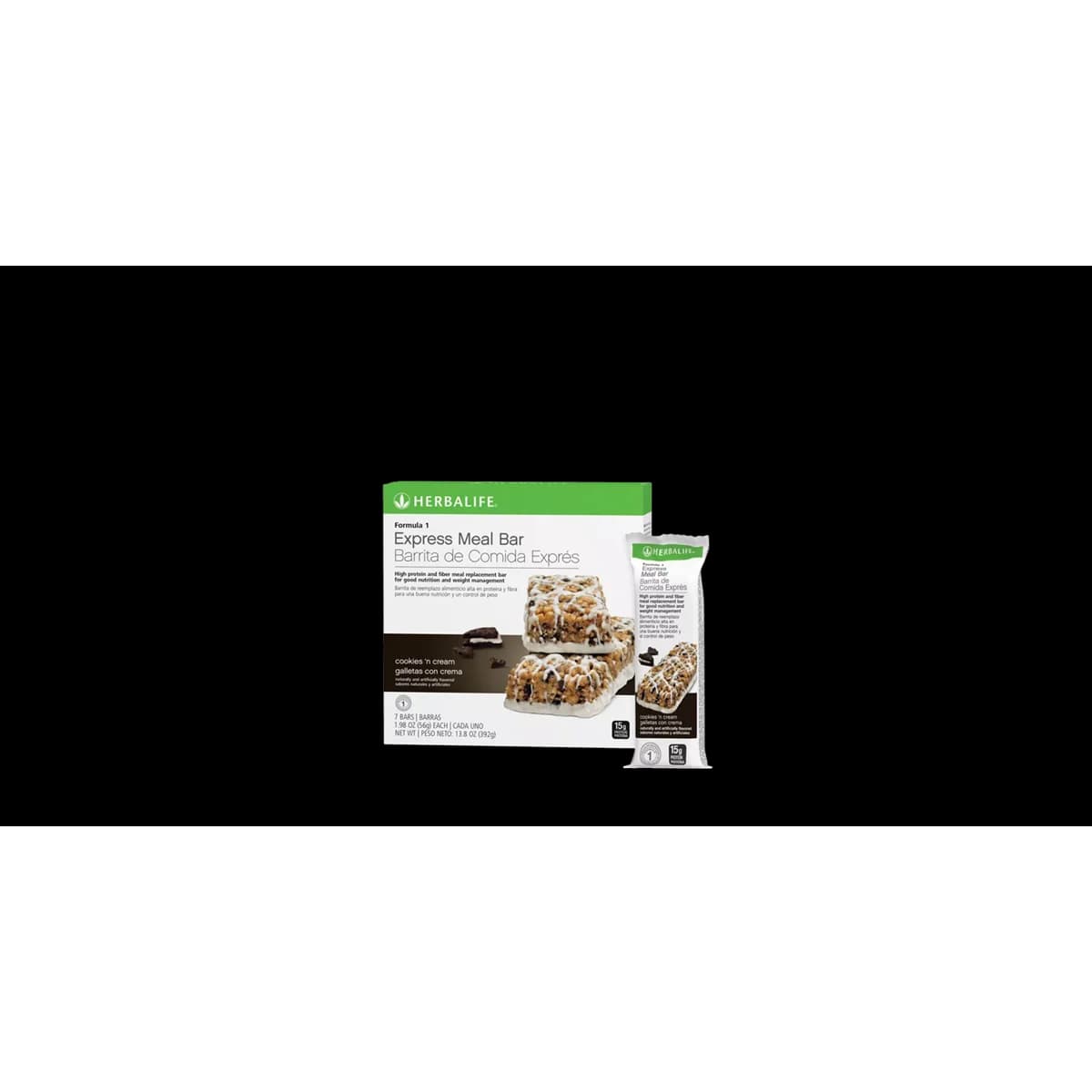 Official Herbalife Formula 1 Express Meal Bar Cookies 'n Cream product image