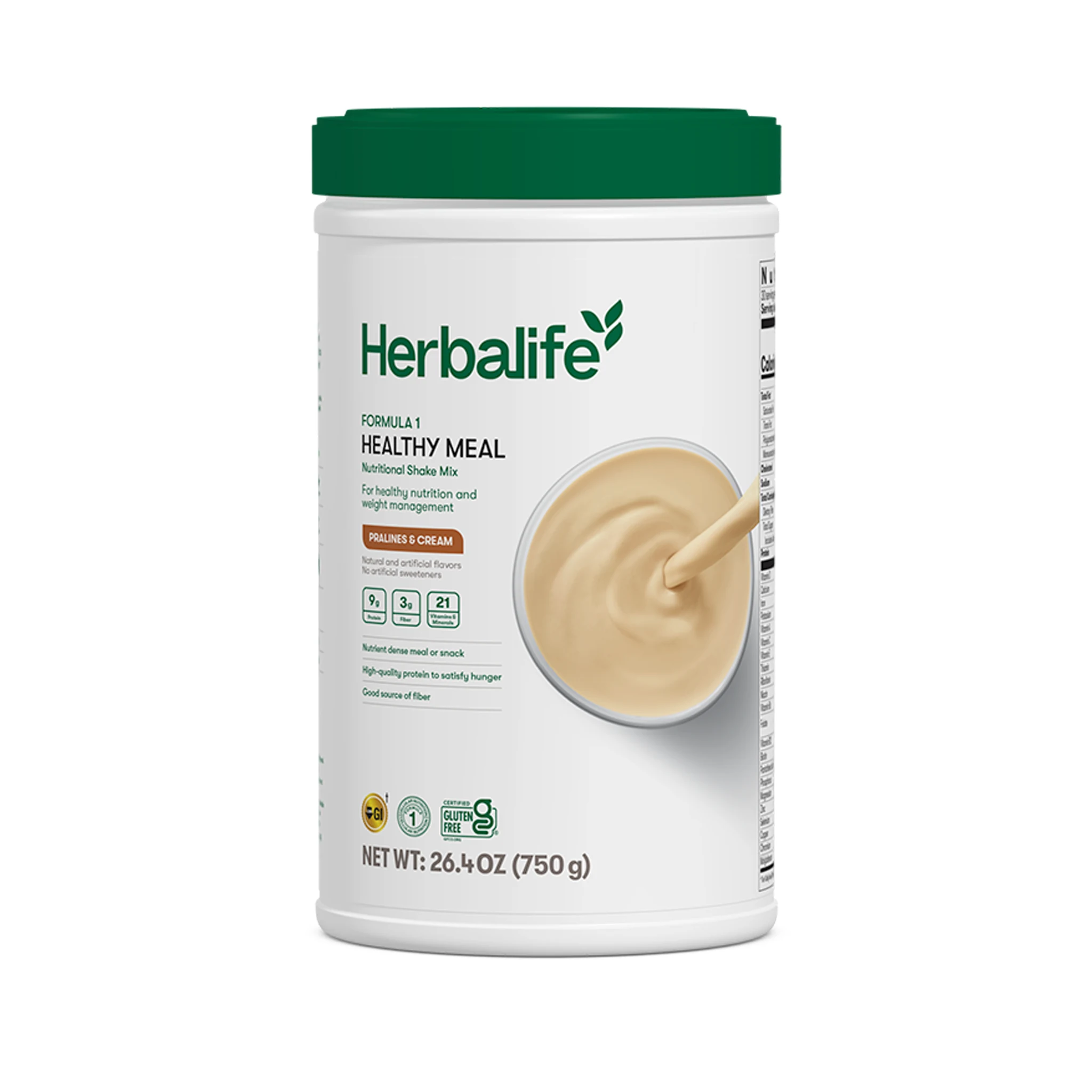 Official Herbalife Formula 1 Pralines and Cream product canister