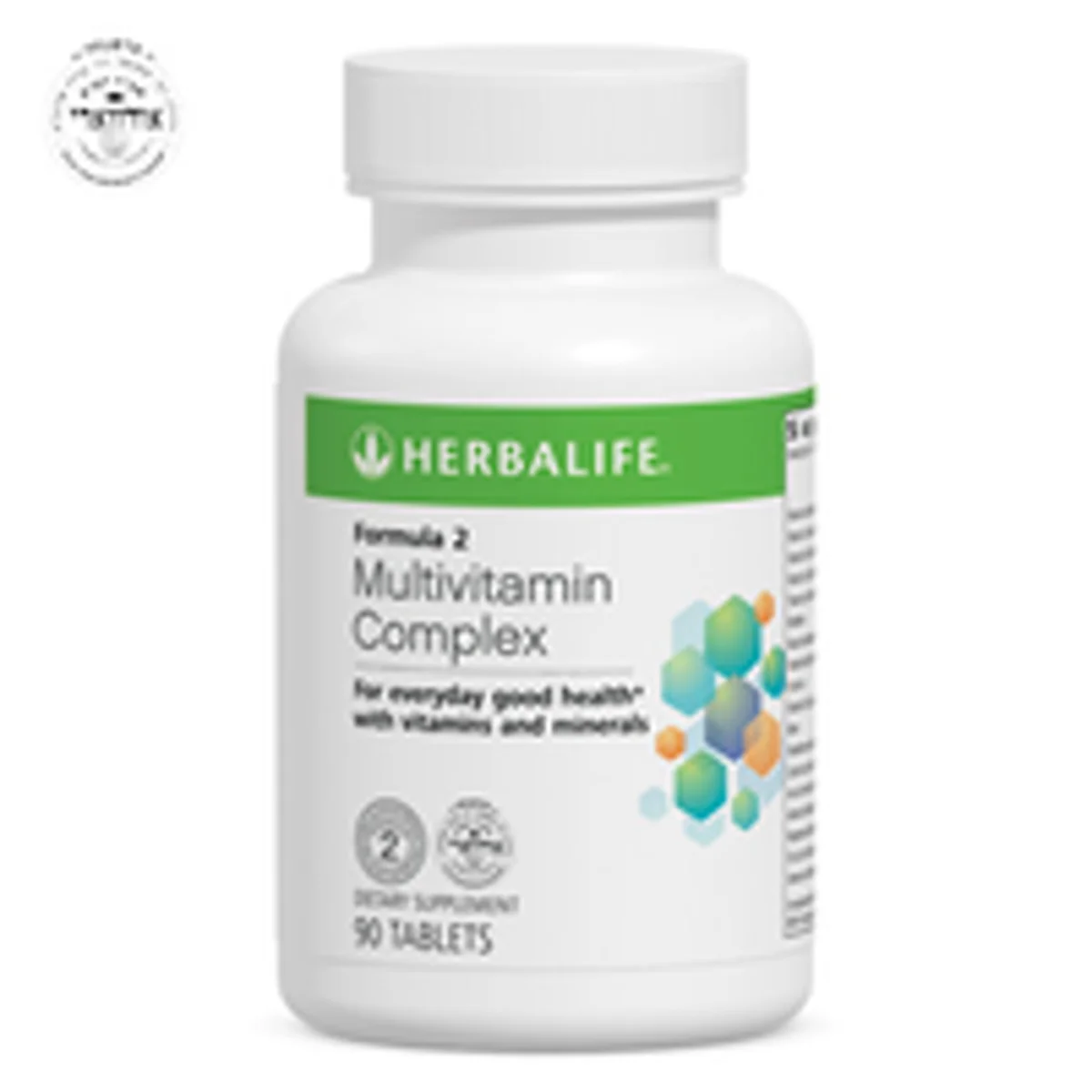 Official Herbalife Formula 2 Multivitamin Complex bottle representing healthy aging nutrition routines