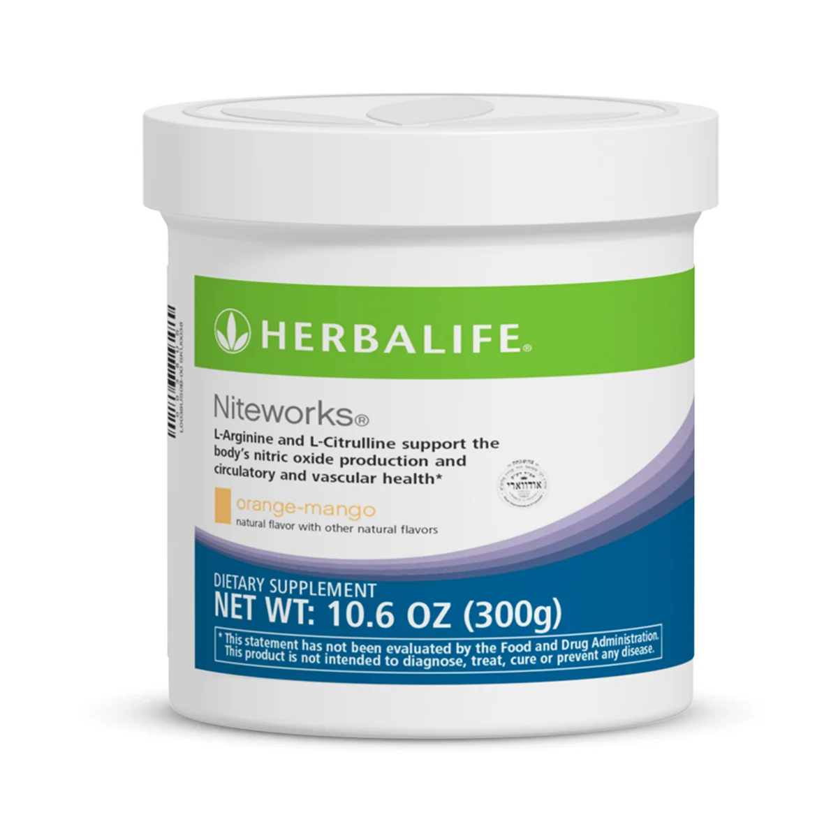 Official Herbalife Niteworks Orange-Mango product canister