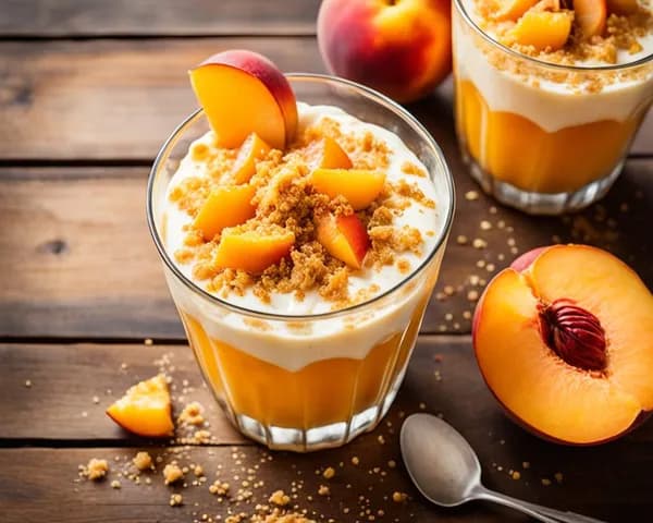 Peach-cobbler-inspired Herbalife shake recipe with official-source guardrails
