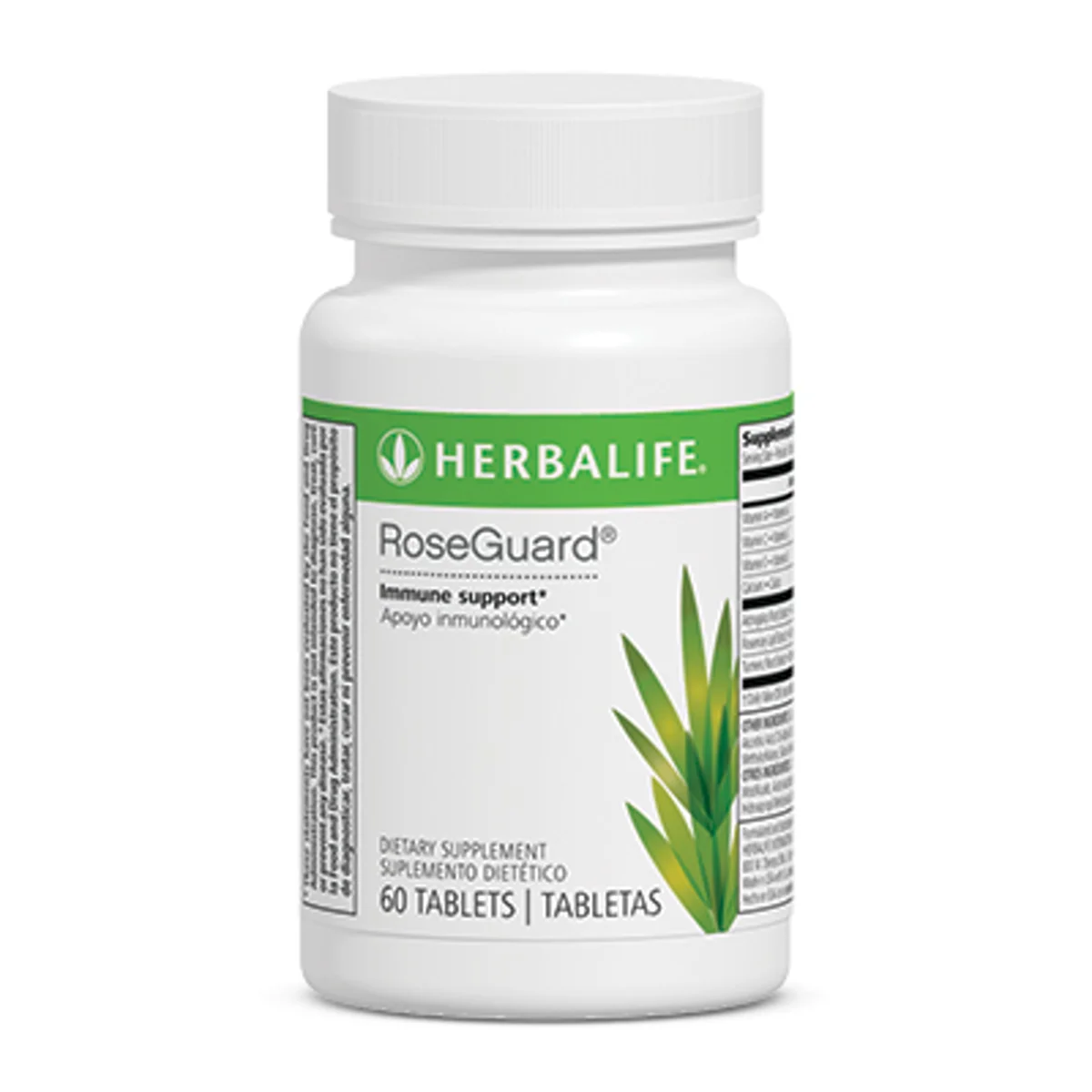 Official Herbalife RoseGuard supplement bottle