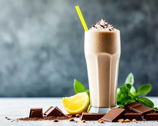 Herbalife Formula 1 chocolate shake recipe with lemon, based on official product guidance