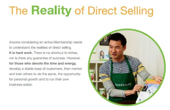 Herbalife direct-selling business overview with rules-first context