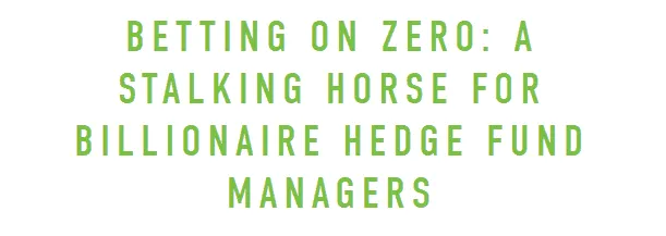 Betting on Zero