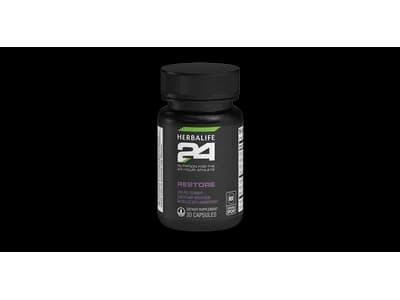 Official Herbalife24 Restore 30 capsules product canister