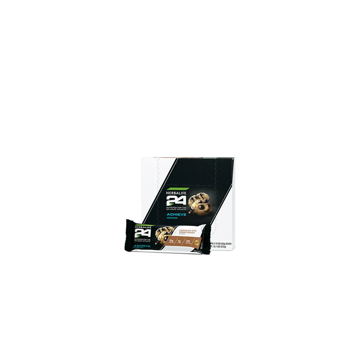 Imagen oficial de Herbalife24 ACHIEVE Protein Bar Chocolate Chip Cookie Dough
