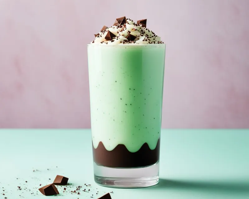 Mint Chocolate Chip Herbalife Protein Shake