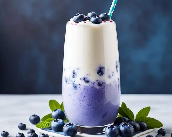 How to Make a Delicious Vanilla Herbalife Shake with Blueberry