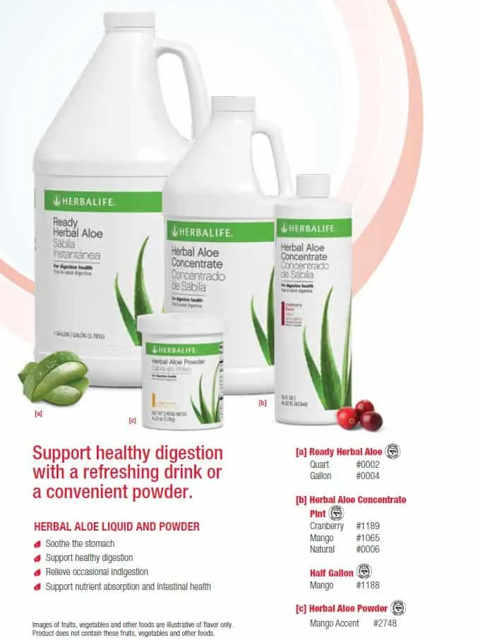 17 - Herbal Aloe Liquid and Powder