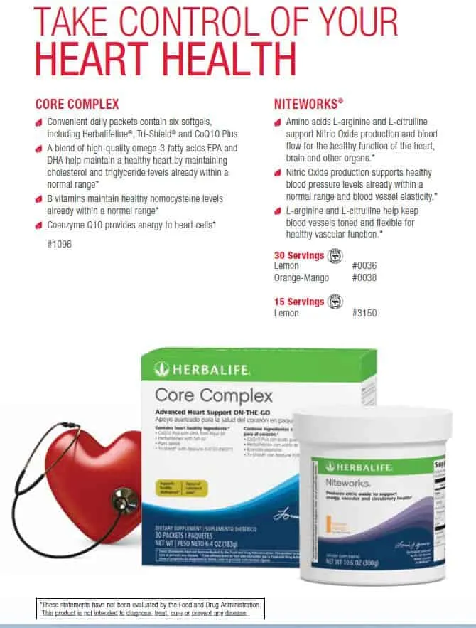 19 - Herbalife Core Complex, Herbalife Niteworks
