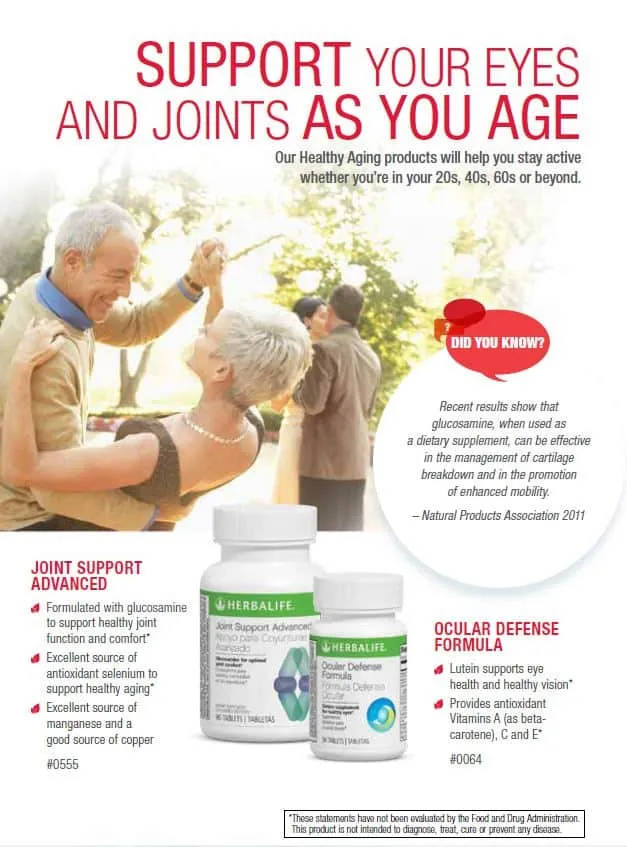 27 - Herbalife Joint Support Advanced, Herbalife Ocular Defense Formula