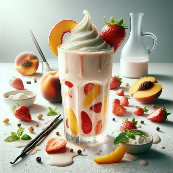 Ultimate Herbalife Peach & Strawberry French Vanilla Shake