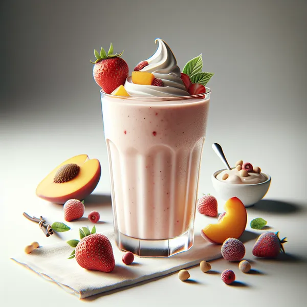 Seasonal Wellness Revolution: Strawberry-Peach Herbalife Shake Recipe