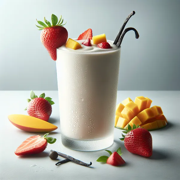Ultimate Strawberry Mango French Vanilla Shake Recipe