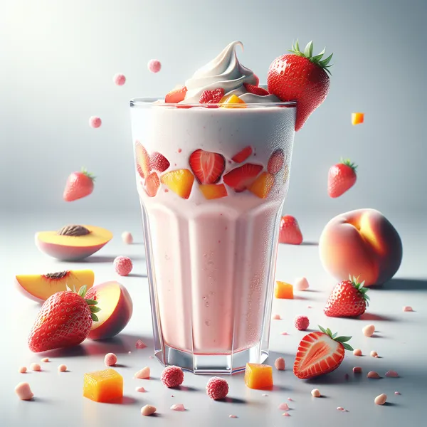 Elevate Your Wellness Journey with Strawberry Peach Herbalife Shake