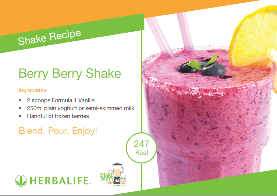 Shake Recipes - Berry Berry Shake