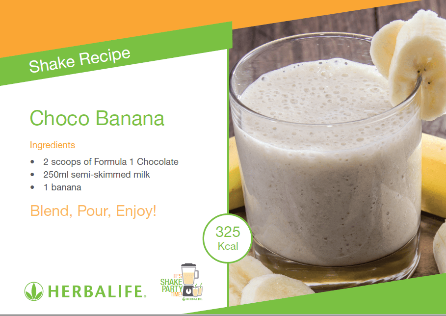 Shake Recipes - Choco Banana