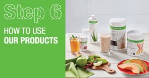 STEP 6 - How to use our products