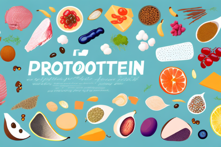 A variety of healthy protein-rich foods