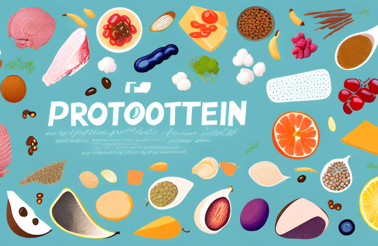 A variety of healthy protein-rich foods